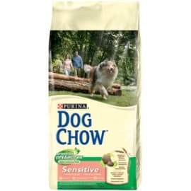 Dog Chow корм сухой полнорационный для взрослых собак с чувств. кожей и чувств. пищеварен.,с лососем (2,5 кг.)