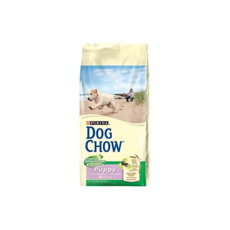 Dog Chow Корм сухой полнорационный для щенков с ягненком (2,5 кг.)