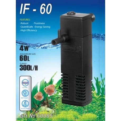 Балмакс IF-60, фильтр внутренний для очистки воды в аквариуме до 60л Артикул 60085