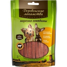 Лакомства для собак мини-пород Нарезка говядины для мини:пород, 55г