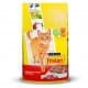Friskies Корм сухой полнорационный для взрослых кошек мясное ассорти с мясом курицей и печенью (10 кг.)