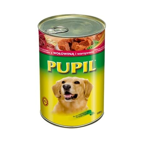Корм для собак Pupil влажный с говядиной 1.25 кг