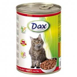 Консервы для кошек Dax кусочки с рыбой