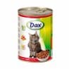 Консервы для кошек Dax кусочки с говядиной, 415 гр