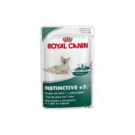 ROYAL CANIN INSTINCTIVE +7 - для кошек старше 7 лет в соусе 0,09 кг