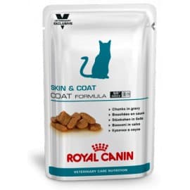ROYAL CANIN SKIN COAT FORMULA - для взрослых кошек с повыщеной чувствительностью кожи и шерсти 0,1 кг
