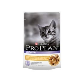 Purina Pro Plan NutriSavour. Корм консервированный для котят, вкусные кусочки с курицей в желе 0,085 кг