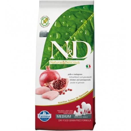 N&D DOG CHICKEN & POMEGRANTE ADULT беззерновой 0,8 кг