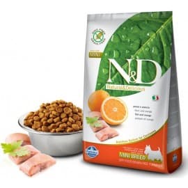 N&D DOG MINI FISH & ORANGE ADULT 0,8 кг