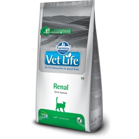 Диетическое питание для кошек при заболеваниях почек / VET LIFE CAT RENA 0,4 кг