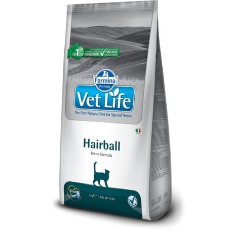 Сухой корм для кошек от шерстяных комочков / VET LIFE CAT HAIRBALL 2 кг