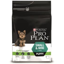 Сухой корм Pro Plan для щенков мелких и карликовых пород с чувствительным пищеварением, с ягненком и рисом (3 кг.)