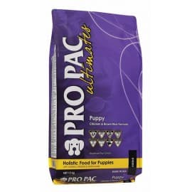 PRO PAC ULTIMATESTM DOG CHICKEN & BROWN RICE PUPPY Сухой корм для щенков всех пород с курицей и бурым рисом, 20 кг