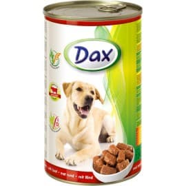 DAX Консервированный корм для Собак кусочки с дичью, 1240 гр