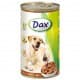 DAX Консервированный корм для Собак кусочки с печенью, 1240 гр