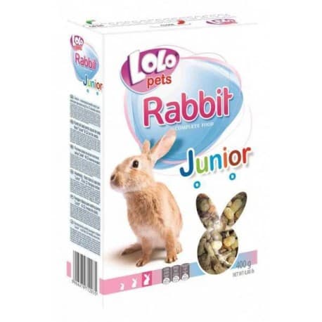 LoloPets ЮНИОР - корм для молодых кроликов возрастом от 8-12 месяцев, 400 г