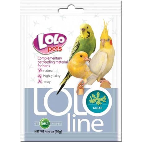 LoloPets Lololine - водоросли для птиц, 120 г